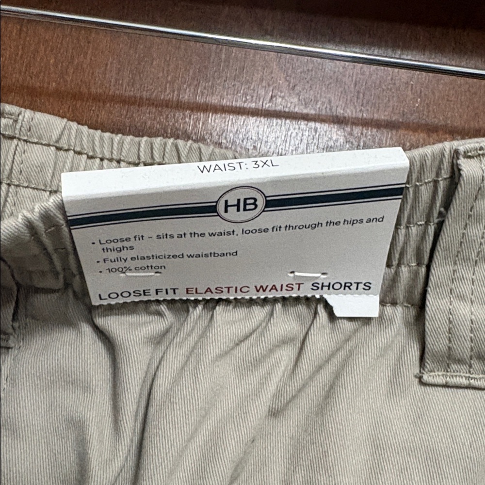 Harbor Bay Sky Blue Flat Front Shorts - Picture 3 of 4